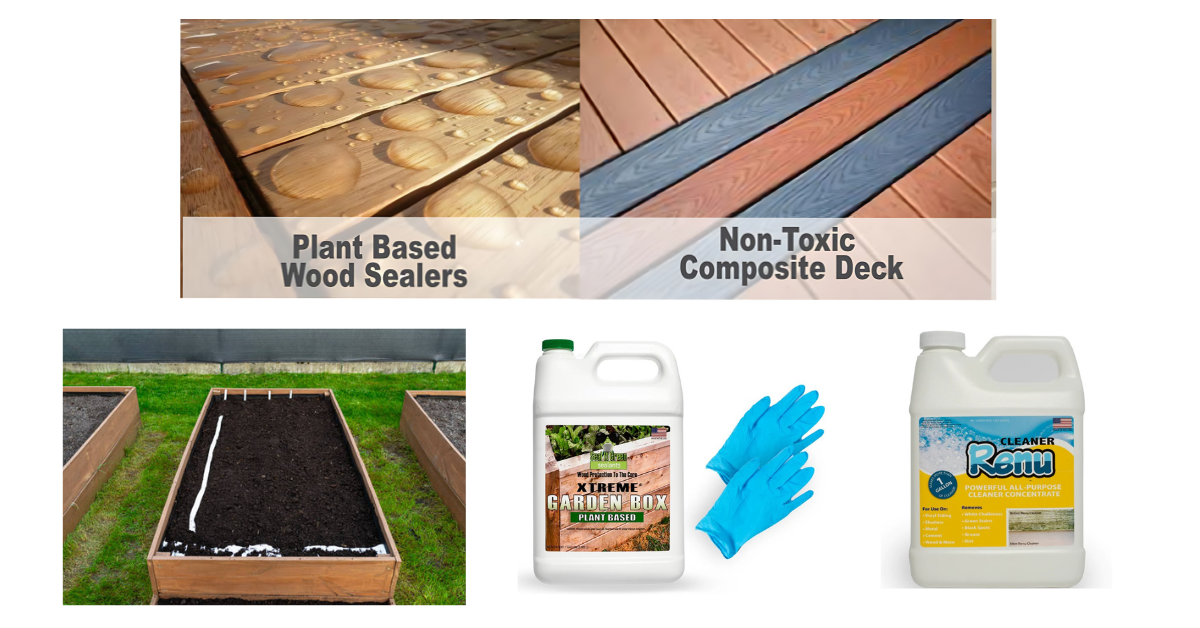 Garden bed Sealers Toxic or non-toxic